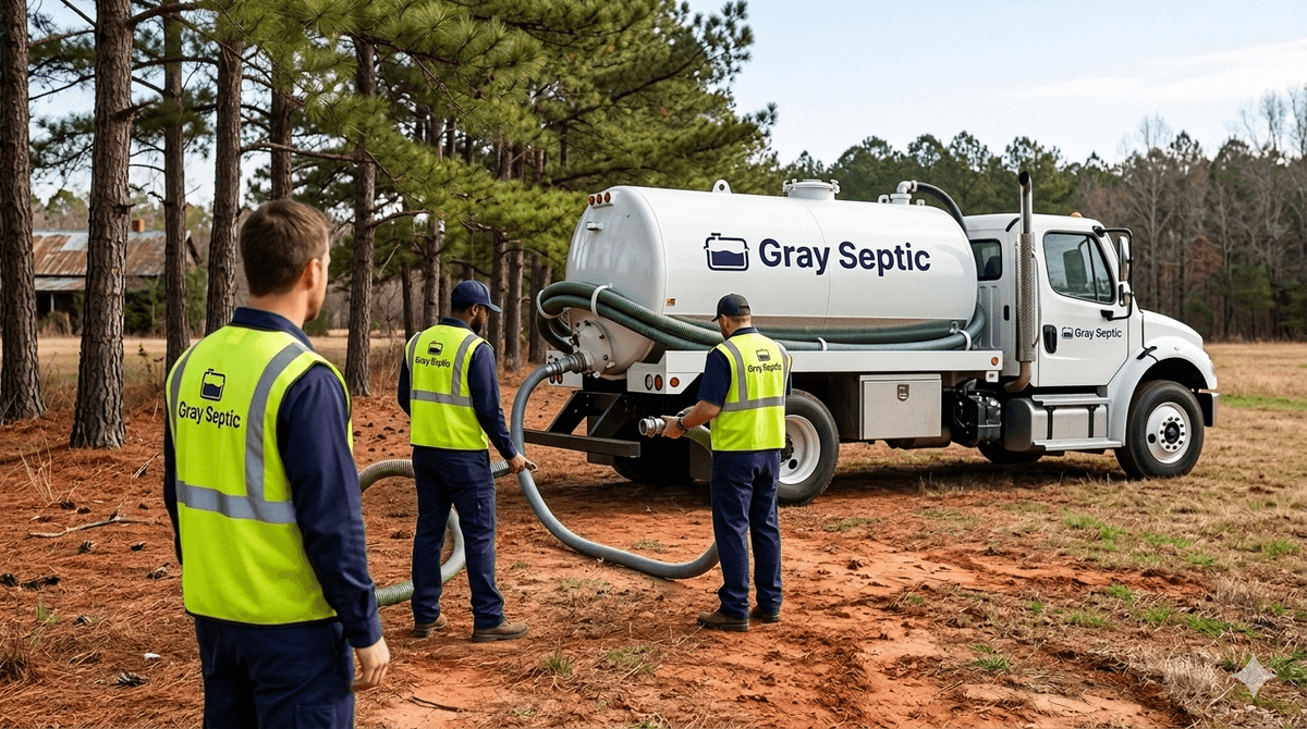 Gray Septic crew at work