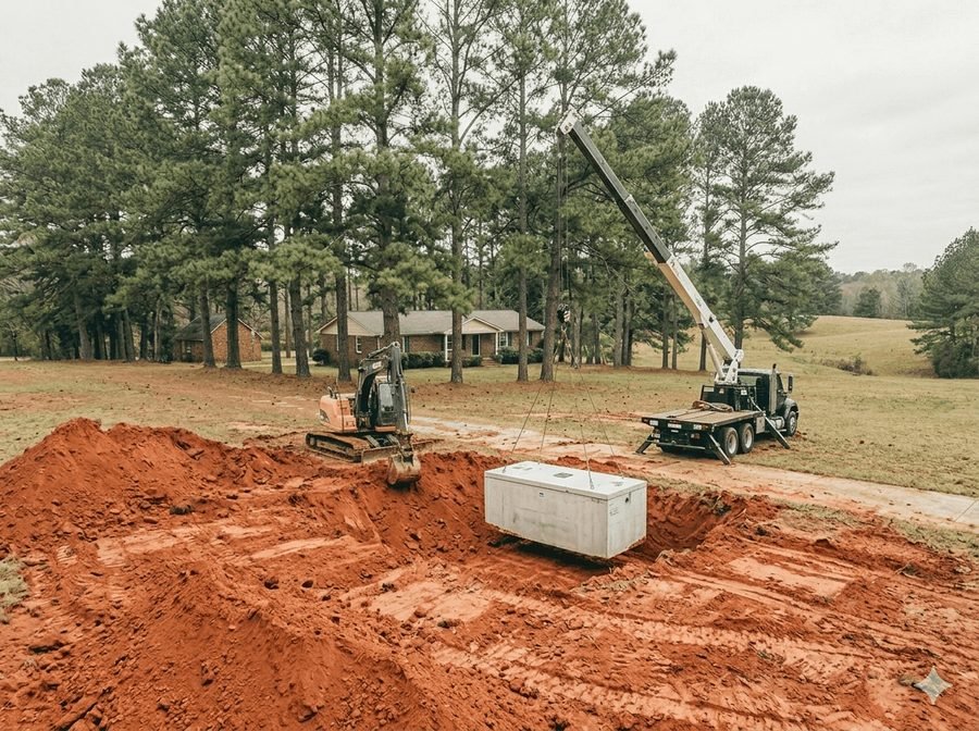 Septic system installation planning for rural Jones County, Georgia lots